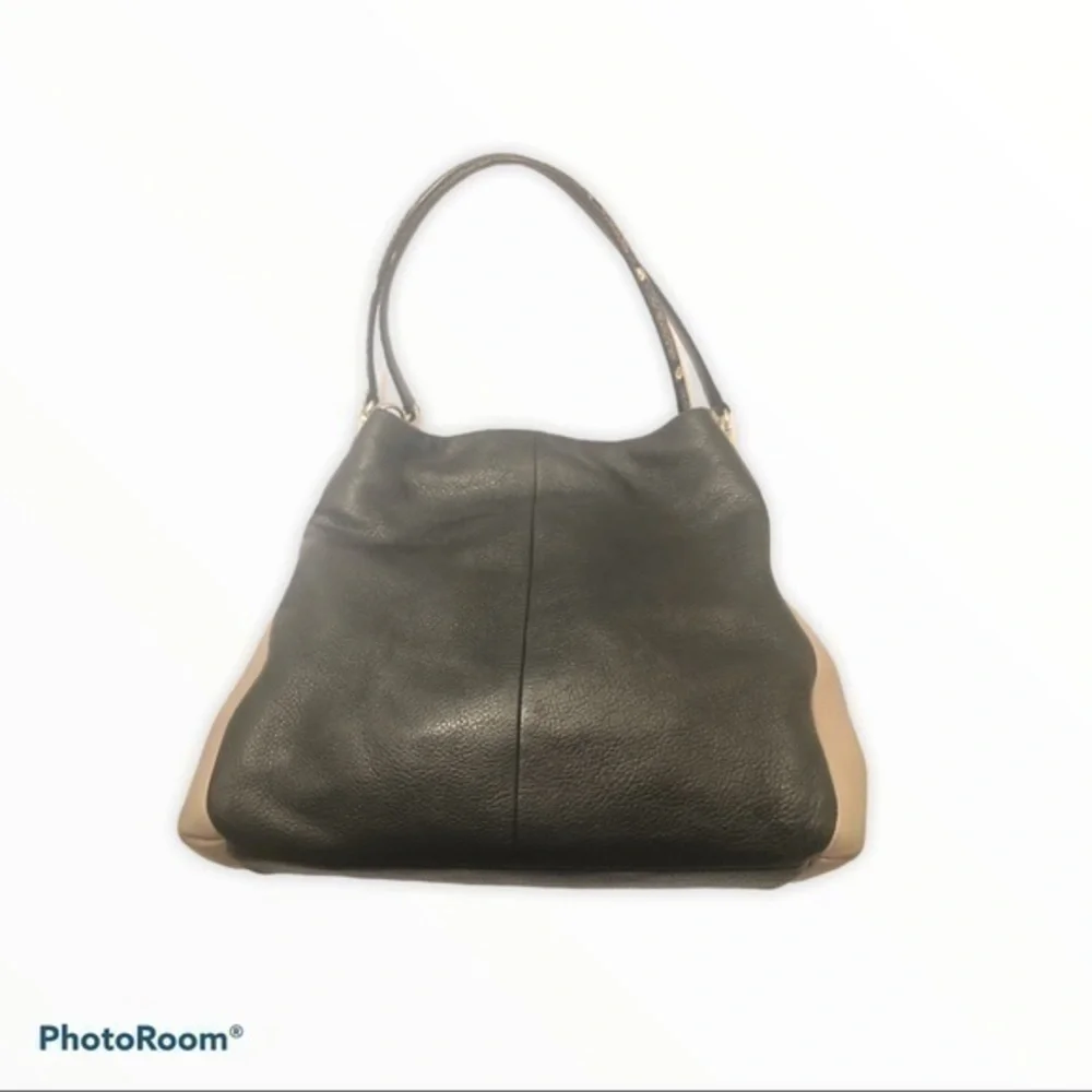 Coach PHOEBE BAG EXOTIC EMBOSSED LEATHER trim